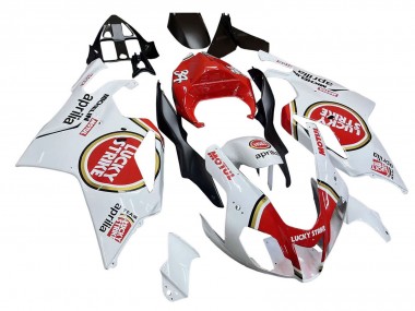 Compra Carenados Moto Aprilia RSV1000 2003-2006 - Blanco Rojo Lucky Strike Motul 34