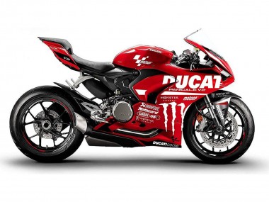 Compra Carenados Moto Ducati Panigale V2 2020-2024 - Rojo Negro Brillante Monstruo Corse