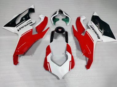 Compra Carenados Moto Ducati Panigale V2 2020-2024 - Blanco Rojo Verde Negro Brillante