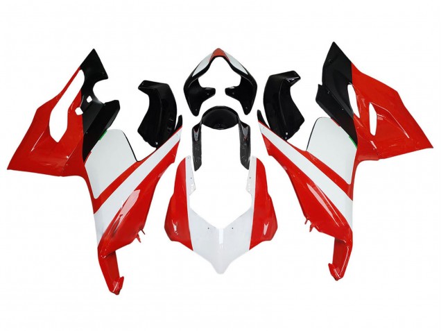 Compra Carenado Moto Ducati Panigale V2 2020-2024 - Blanco Rojo Negro Brillante