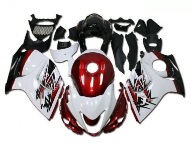 Compra Carenados Moto Suzuki GSXR 1300 Hayabusa 2008-2020 - Blanco Rojo Negro