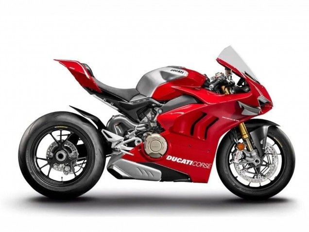 Compra Carenados Moto Ducati Panigale V4 V4S 2020-2021 - Plata Rojo