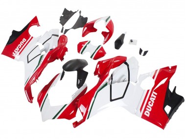 Compra Carenados Moto Ducati Panigale V4 V4S 2018-2019 - Blanco Rojo Negro Mate