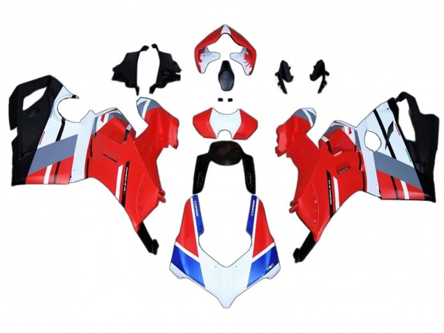 Compra Carenados Moto Ducati Panigale V4 V4S 2020-2021 - Blanco Azul Rojo Negro Brillante