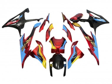 Compra Carenados Moto BMW S1000RR 2019-2022 - Azul Claro Rojo Oro