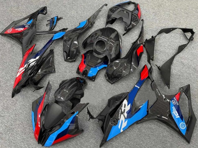 Compra Carenados Moto BMW S1000RR 2019-2022 - Negro Azul Rojo FibraCarbono