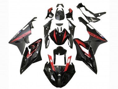 Compra Carenados Moto BMW S1000RR 2017-2018 - Rojo Negro Brillante Negro Mate