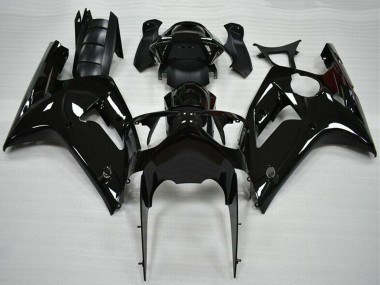 Compra Carenado Moto Kawasaki ZX6R 2003-2004 - Negro Brillante