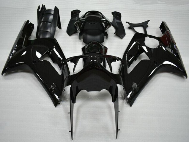 Compra Carenado Moto Kawasaki ZX6R 2003-2004 - Negro Brillante