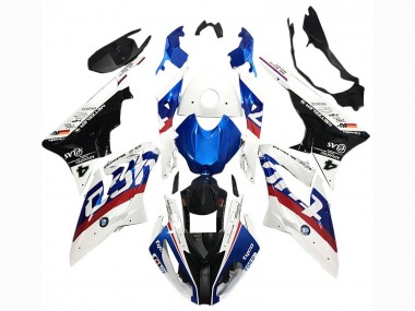 Compra Carenados Moto BMW S1000RR 2017-2018 - Blanco Azul Rojo Negro Brillante Tyco