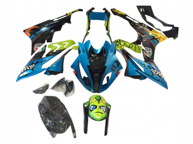 Compra Carenados Moto BMW S1000RR 2017-2018 - Azul Amarillo Tiburón