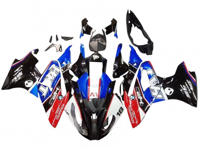 Compra Carenado Moto BMW S1000RR 2015-2016 - Azul Rojo Negro Brillante
