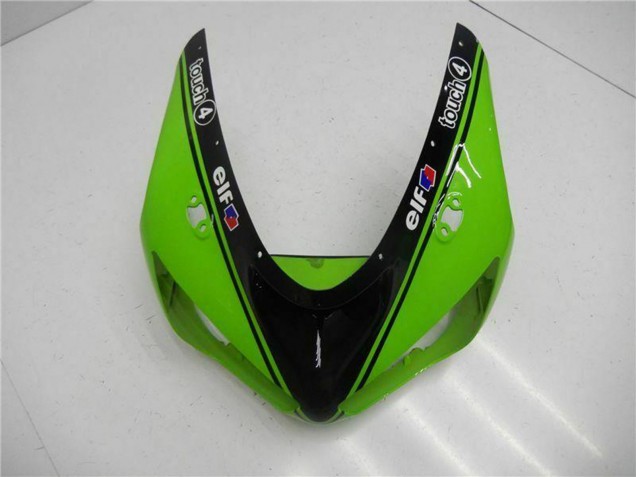 Compra Carenados Moto Kawasaki ZX6R 2005-2006 - Verde Negro Brillante Elf