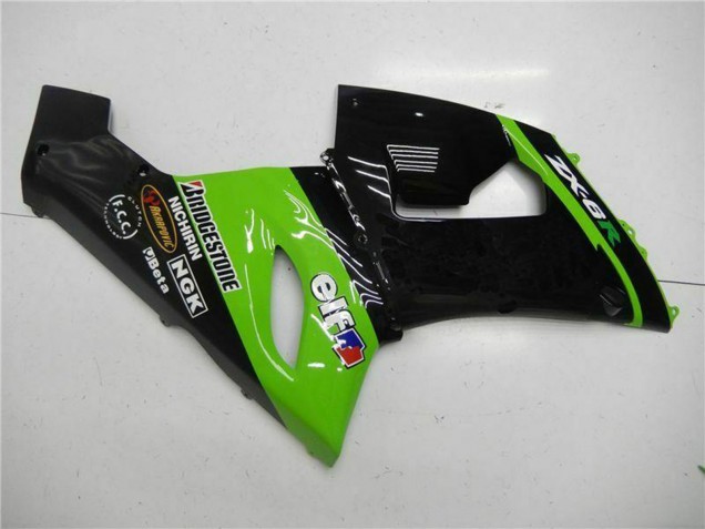 Compra Carenados Moto Kawasaki ZX6R 2005-2006 - Verde Negro Brillante Elf