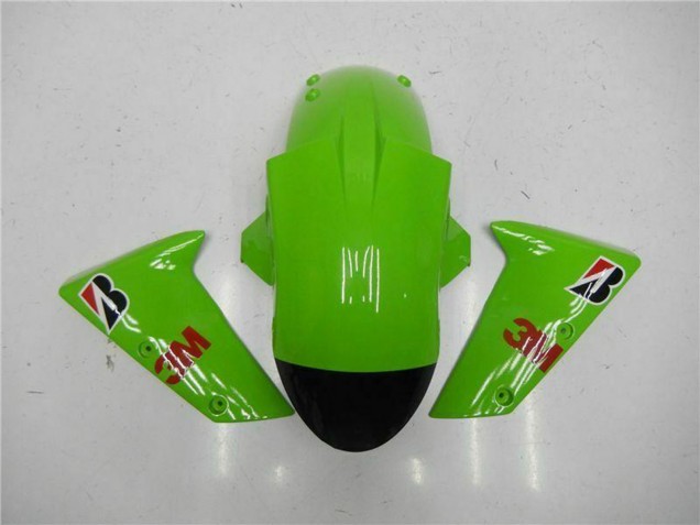 Compra Carenados Moto Kawasaki ZX6R 2005-2006 - Verde Negro Brillante Elf