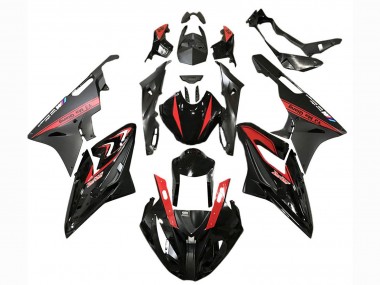 Compra Carenados Moto BMW S1000RR 2015-2016 - Rojo Negro Brillante Negro Mate