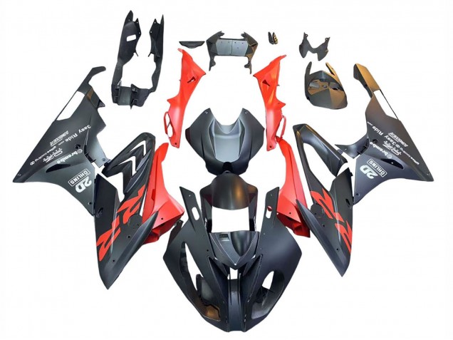 Compra Carenados Moto BMW S1000RR 2015-2016 - Negro Mate Rojo