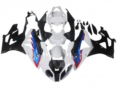 Compra Carenados Moto BMW S1000RR 2009-2014 - Blanco Rojo Azul Negro Brillante HP Becker Carbon