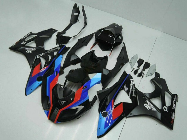 Compra Carenados Moto BMW S1000RR 2009-2014 - Azul Rojo Negro Mate Castrol