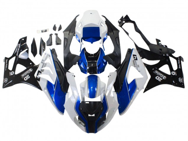 Compra Carenados Moto BMW S1000RR 2009-2014 - Blanco Azul Negro Brillante Castrol
