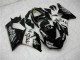 Compra Carenados Moto Kawasaki ZX6R 2005-2006 - Negro Brillante Blanco West