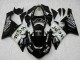Compra Carenados Moto Kawasaki ZX6R 2005-2006 - Negro Brillante Blanco West