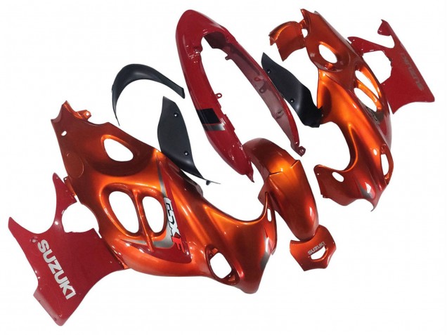 Compra Carenados Moto Suzuki GSX600F/GSX750F 2004-2006 - Burnt Naranja Blanco Logo