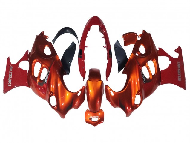Compra Carenados Moto Suzuki GSX600F/GSX750F 2004-2006 - Burnt Naranja Blanco Logo