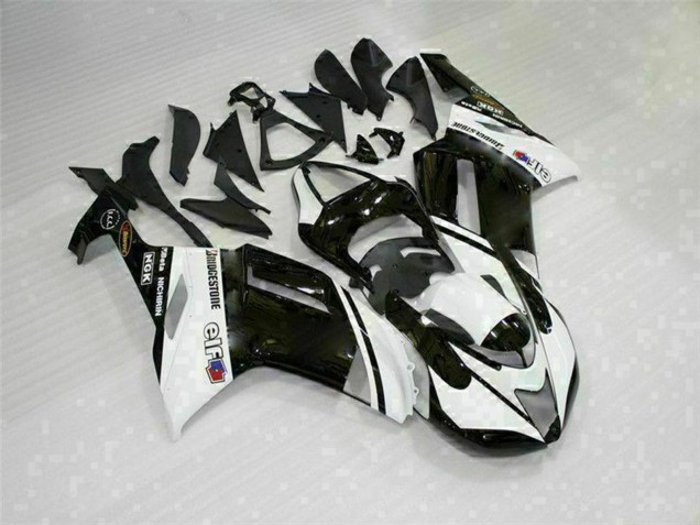 Compra Carenados Moto Kawasaki ZX6R 2007-2008 - Negro Blanco