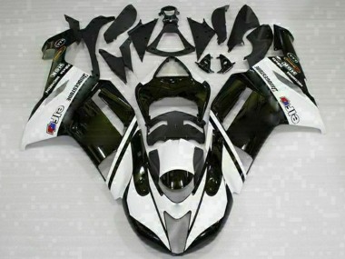 Compra Carenados Moto Kawasaki ZX6R 2007-2008 - Negro Blanco