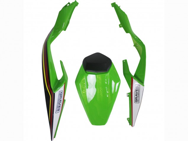Compra Carenados Moto Kawasaki ZX6R 2023-2025 - Verde Negro Rojo Amarillo Dunlop
