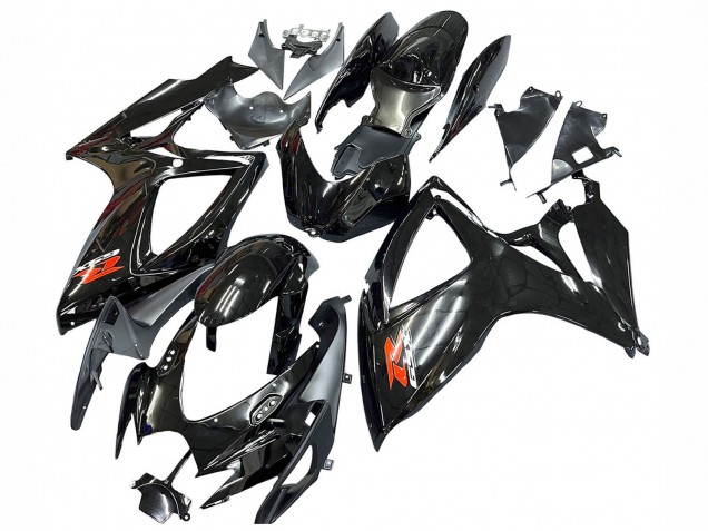 Compra Carenados Moto Suzuki GSXR 600 / GSXR 750 2006-2007 - Negro Brillante Plata Rojo