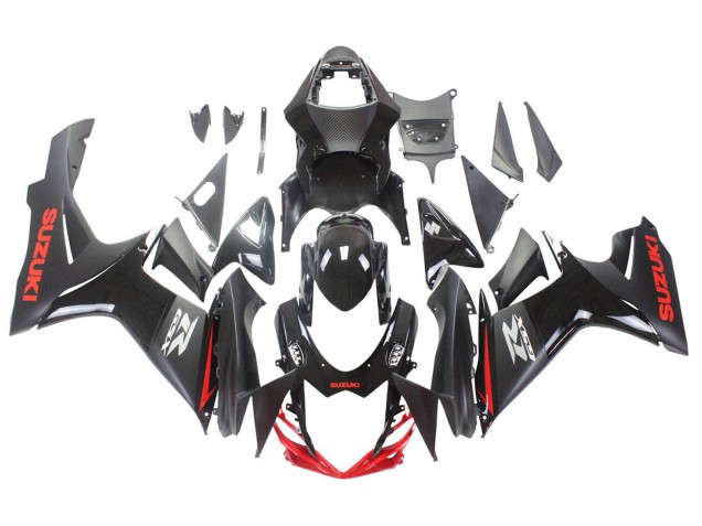 Compra Carenados Moto Suzuki GSXR 600 / GSXR 750 2011-2024 - Negro Gris Rojo Línea