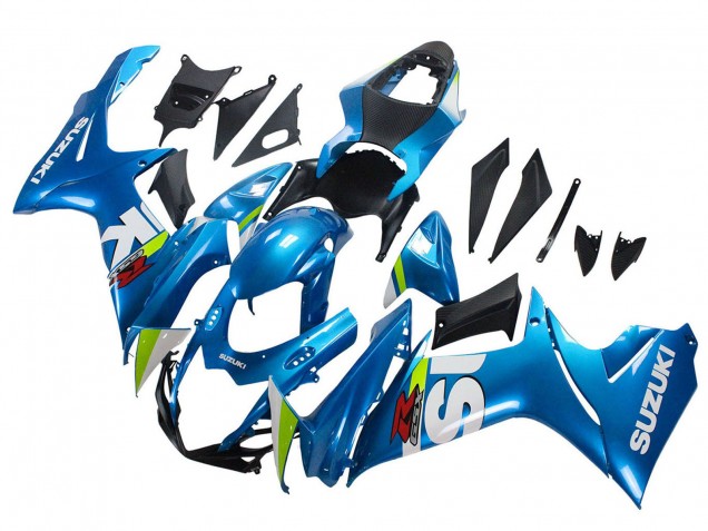 Compra Carenados Moto Suzuki GSXR 600 / GSXR 750 2011-2024 - Azul Claro Verde Blanco Rojo