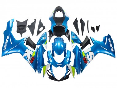 Compra Carenados Moto Suzuki GSXR 600 / GSXR 750 2011-2024 - Azul Claro Verde Blanco Rojo