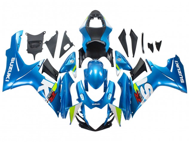 Compra Carenados Moto Suzuki GSXR 600 / GSXR 750 2011-2024 - Azul Claro Verde Blanco Rojo
