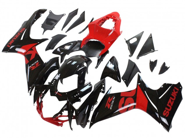 Compra Kits Carenado Moto Suzuki GSXR 600 / GSXR 750 2011-2024 - Rojo Negro Brillante
