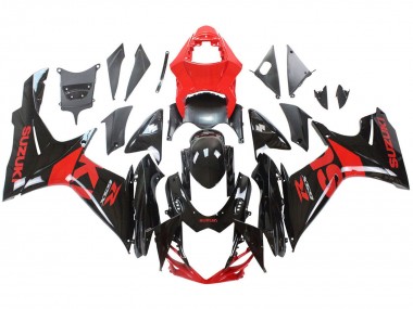 Compra Kits Carenado Moto Suzuki GSXR 600 / GSXR 750 2011-2024 - Rojo Negro Brillante