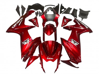 Compra Carenados Moto Suzuki GSXR 600 / GSXR 750 2011-2024 - Rojo Blanco Calcomanía