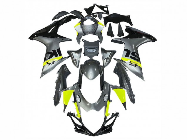 Compra Carenados Moto Suzuki GSXR 600 / GSXR 750 2011-2024 - Plata Amarillo Negro
