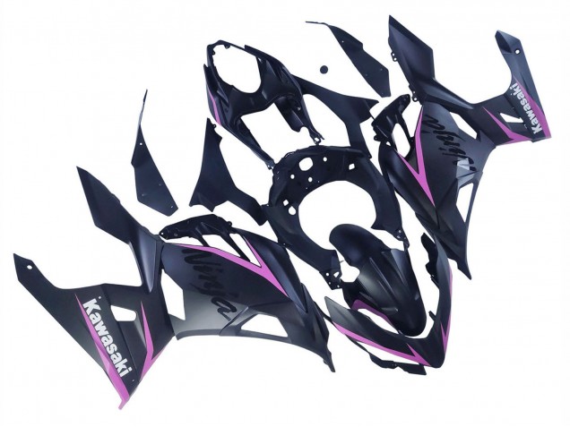 Compra Carenados Moto Kawasaki Ninja 400 2018-2024 - Negro Mate Rosa