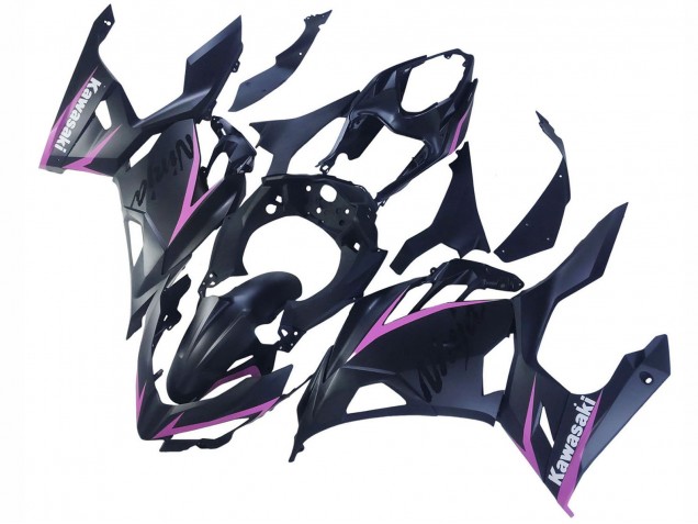 Compra Carenados Moto Kawasaki Ninja 400 2018-2024 - Negro Mate Rosa