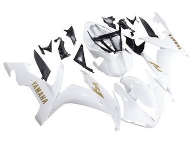 Compra Carenados Moto Yamaha YZF 1000 R1 2004-2006 - Blanco Oro Calcomanías