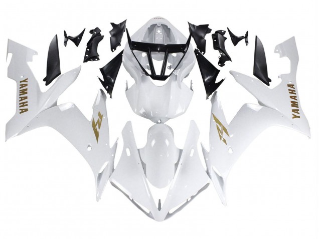 Compra Carenados Moto Yamaha YZF 1000 R1 2004-2006 - Blanco Oro Calcomanías