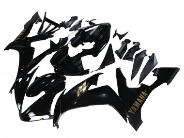 Compra Carenados Moto Yamaha YZF 1000 R1 2004-2006 - Negro Brillante Oro Calcomanías