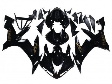 Compra Carenados Moto Yamaha YZF 1000 R1 2004-2006 - Negro Brillante Oro Calcomanías