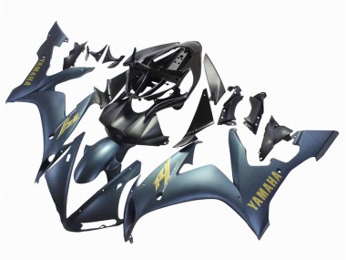 Compra Carenados Moto Yamaha YZF 1000 R1 2004-2006 - Azul Oscuro Oro Calcomanías