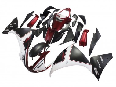 Compra Carenados Moto Yamaha YZF 1000 R1 2009-2011 - Rojo Blanco Negro Mate
