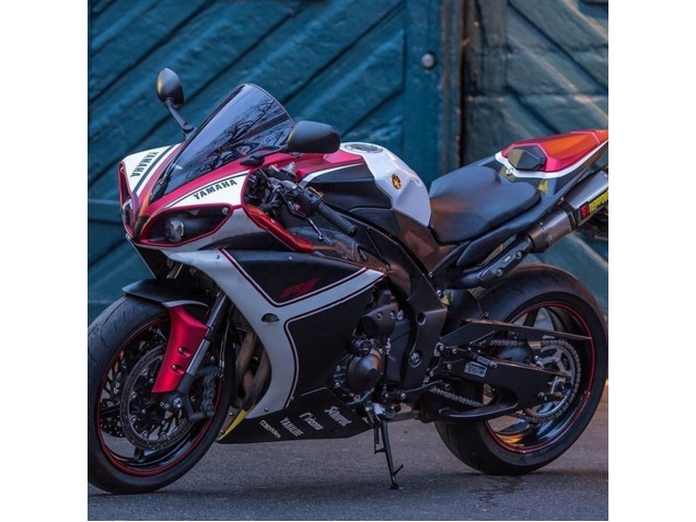 Compra Carenados Moto Yamaha YZF 1000 R1 2009-2011 - Rojo Blanco Negro Mate