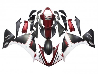 Compra Carenados Moto Yamaha YZF 1000 R1 2009-2011 - Rojo Blanco Negro Mate